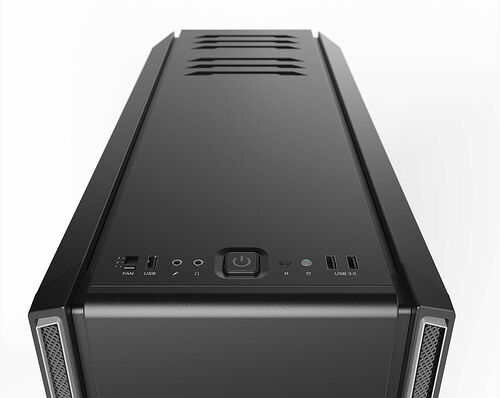 be quiet! Silent Base 601 - Noir/Argent