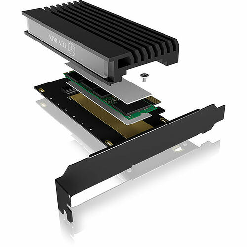 Icy Box Carte contrôleur M.2 NVMe - 1 port - PCI-Express