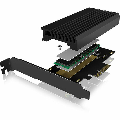Icy Box Carte contrôleur M.2 NVMe - 1 port - PCI-Express