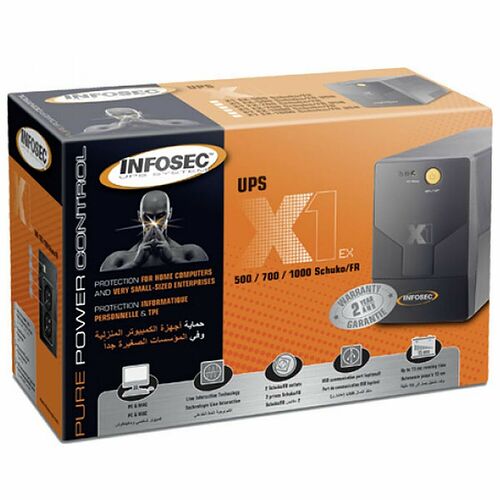Infosec X1 500 IEC - 2 prises