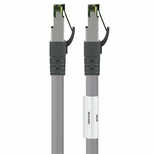 Goobay Câble RJ45 Cat 8.1 S/FTP - Gris - 1 m