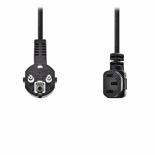Câble d'alimentation PC coudé - 5 mètres - Noir - Nedis