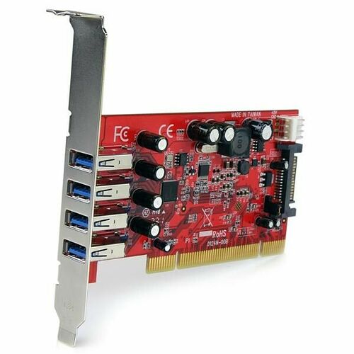 Startech Carte contrôleur USB 3.0 - 4 ports - PCI