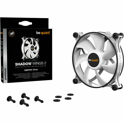be quiet! Shadow Wings 2 - 120 mm (Blanc)