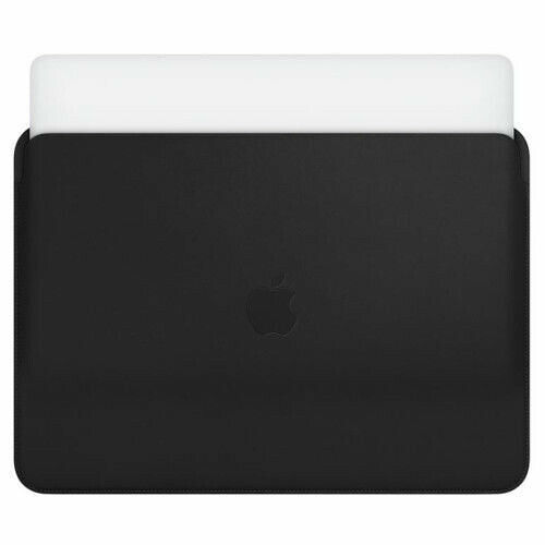 Apple Housse en cuir Macbook Air / Pro 13 pouces Noir (image:2)