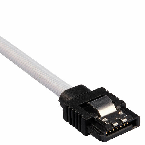 Corsair Câble SATA gainé (lot de 2) - Blanc - 60 cm