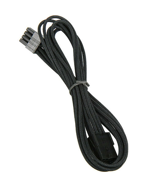 Câble rallonge gainé PCI-E 8 broches BitFenix Alchemy - 45 cm - Noir