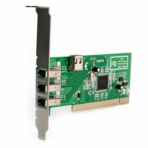 Startech Carte contrôleur FireWire 400 - 4 ports - PCI