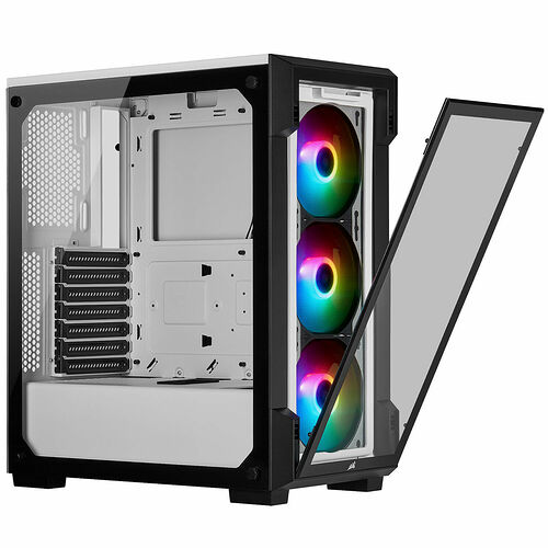 Corsair iCUE 220T RGB Tempered Glass - Blanc