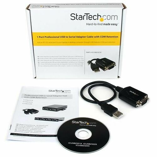 Câble adaptateur USB vers série - 30 cm - Startech