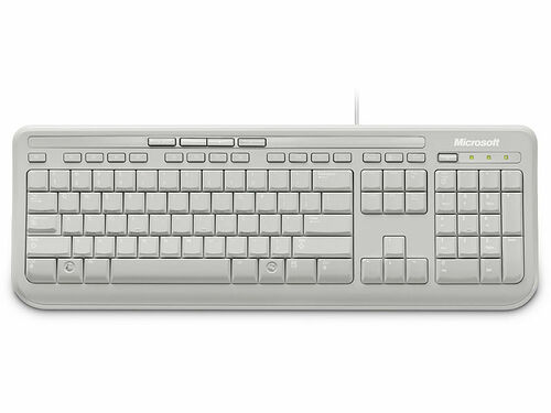 Microsoft Wired Keyboard 600 White (AZERTY)