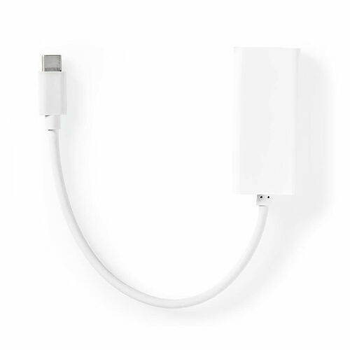 Adaptateur réseau USB-C vers RJ45 - Blanc - Nedis