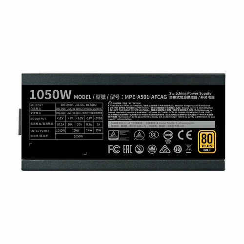 Cooler Master MWE Gold 1050 FM (v2) - 1050W