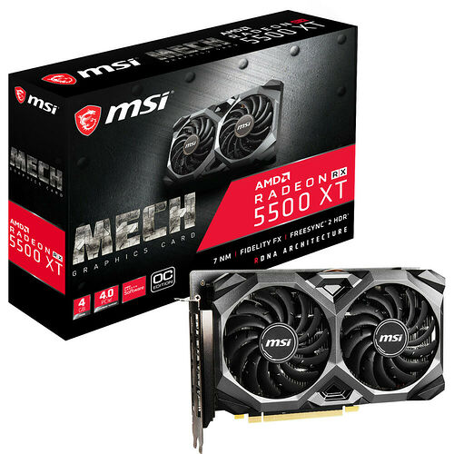 MSI Radeon RX 5500 XT MECH OC (4 Go)
