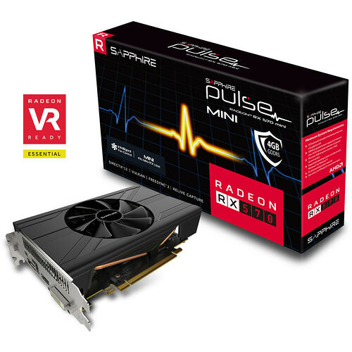 Sapphire Radeon RX 570 PULSE ITX, 4 Go