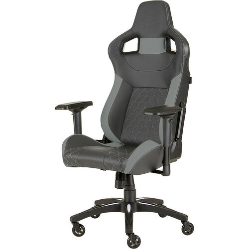 Corsair T1 Race V2 Edition Limitée Gris Fauteuil Gamer Top