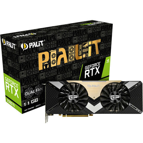 NVIDIA Palit GeForce RTX2080Ti 11GB DUAL グラフィックボード - パーツ