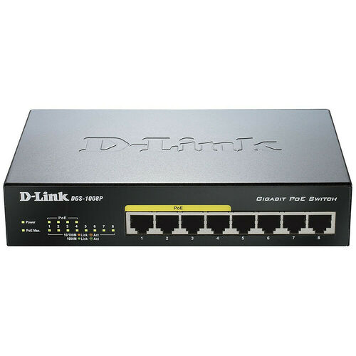 D-Link DGS-1008P - Switch - Top Achat