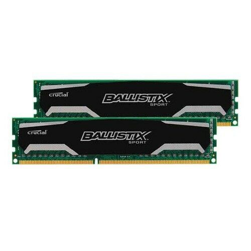 DDR3 Ballistix Sport - 8 Go (2 x 4 Go) 1600 MHz - CAS 9