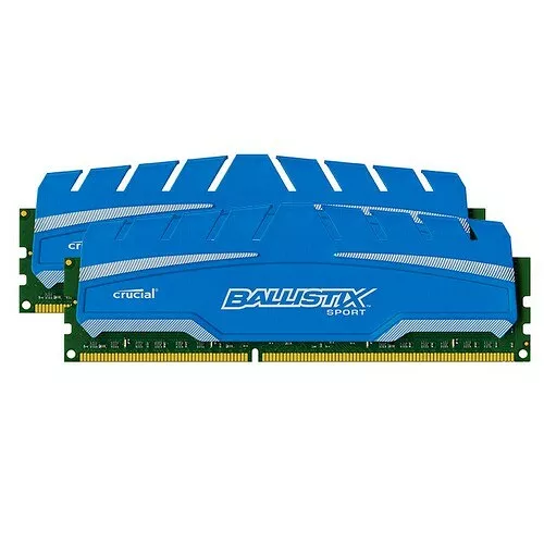 Barrettes Mémoire RAM DDR3 Crucial Ballistix Sport 4GB 1600MHz - PC3-12800U - Occasion Testée