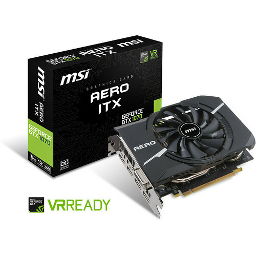 MSI GeForce GTX 1070 AERO ITX 8G OC, 8 Go