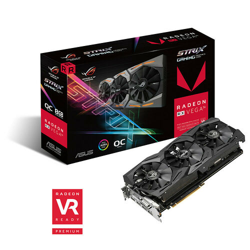Asus ROG Radeon RX Vega 56 STRIX, 8 Go HBM2