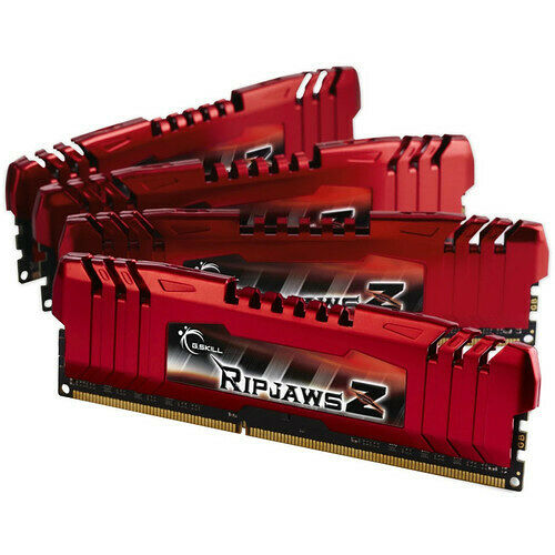 DDR3 G.Skill Ripjaws Z, Rouge, 4 x 4 Go, 1866 MHz, CAS 9
