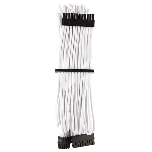 Câble gainé ATX 24 broches Corsair - 61 cm - Blanc