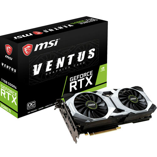 MSI GeForce RTX 2080 Ti VENTUS 11G OC, 11 Go