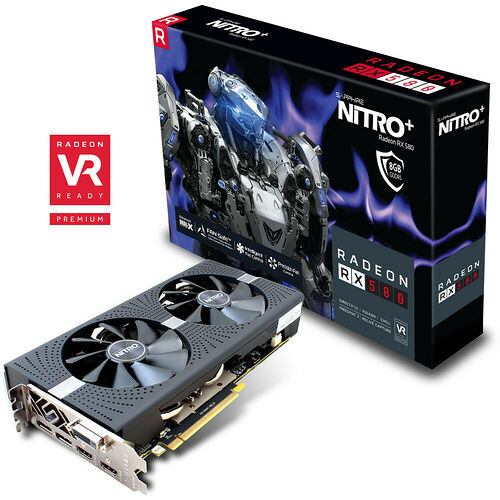 Sapphire Radeon RX 580 NITRO+, 8 Go