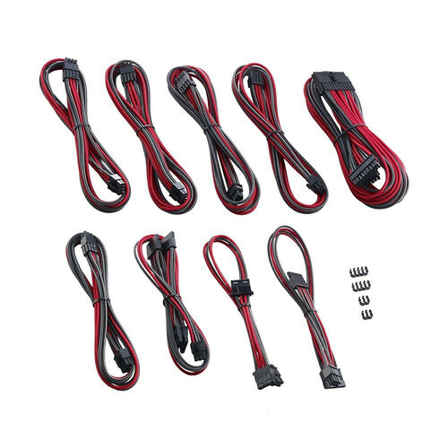 CableMod PRO ModMesh C-Series RMi & RMx - Carbone / Rouge