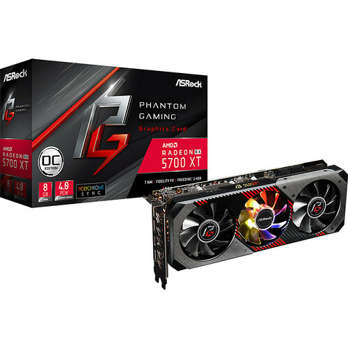 ASRock Radeon RX 5700 XT Phantom Gaming D 8G OC