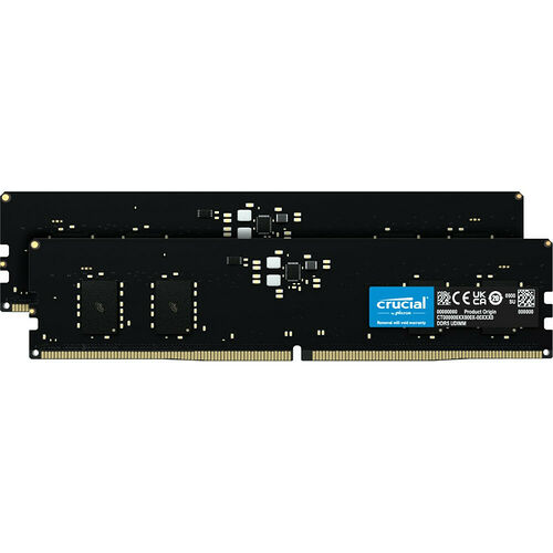 DDR5 Crucial - 64 Go (2 x 32 Go) 4800 MHz - CAS 40