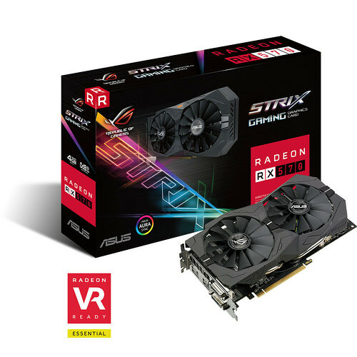 Asus Radeon RX 570 ROG STRIX, 4 Go