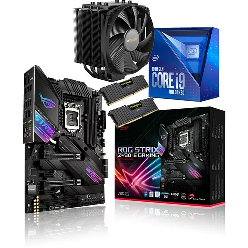 Kit évo Intel Core i9-10850K + Asus STRIX Z490-E GAMING + Dark