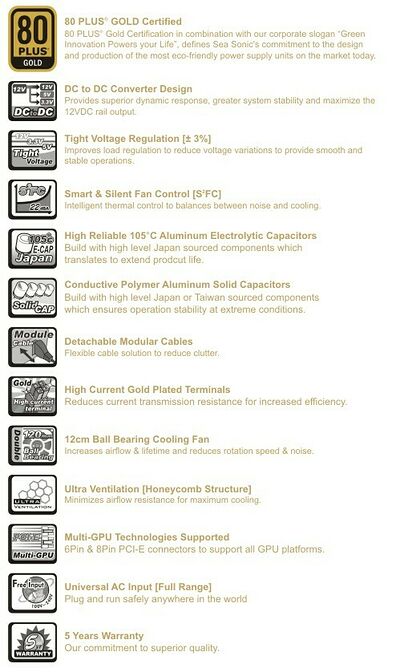 Seasonic G-450, 450W