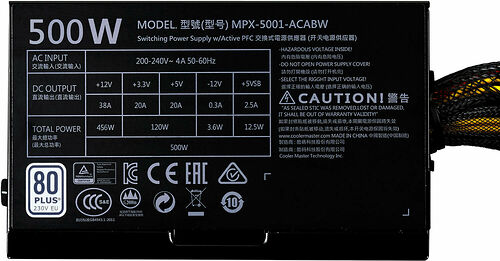 Cooler Master MasterWatt Lite - 500W