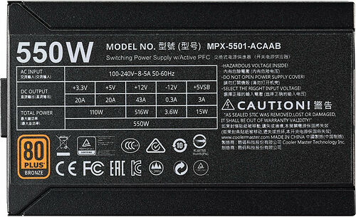 Cooler Master K550 - 550W