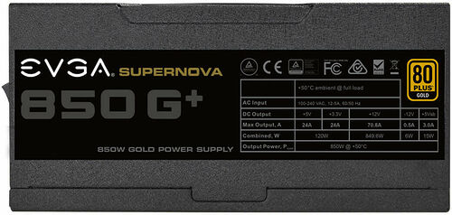 EVGA SuperNOVA 850 G1+, 850W