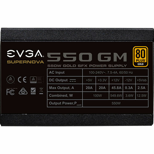 EVGA SuperNOVA 550 GM - 550W (SFX)