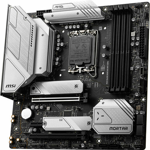 Kit évo Intel Core i5-12400F + MSI MAG B660M MORTAR WIFI DDR4 + 16 Go