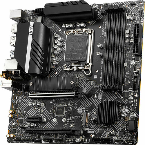Kit évo Core i5-12400F + MSI PRO B660M-A WIFI DDR4 + 16 Go
