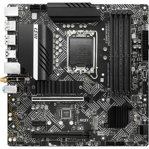Kit évo Core i5-12400F + MSI PRO B660M-A WIFI DDR4 + 16 Go