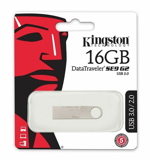 Clé USB 3.0 Kingston DataTraveler SE9 G2 16 Go - Métal