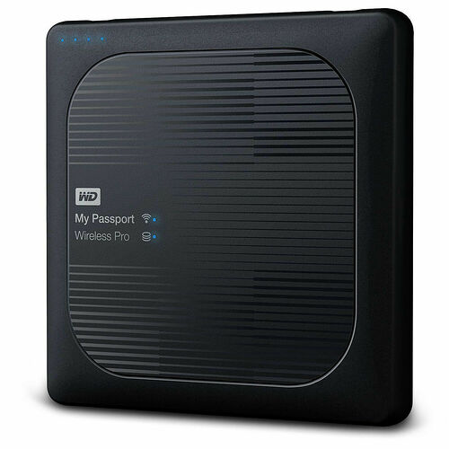 Western Digital WD My Passport Wireless Pro 2 To - Noir