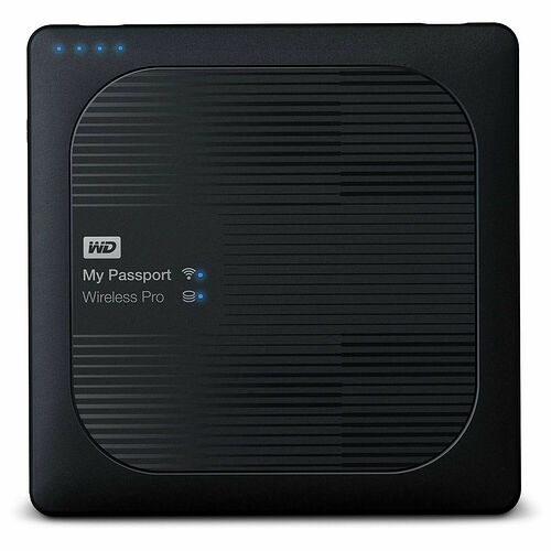 Western Digital WD My Passport Wireless Pro 2 To - Noir