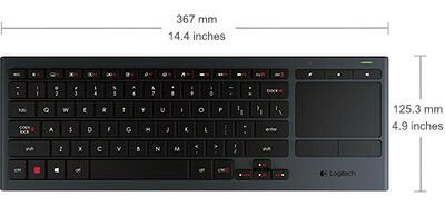 Logitech Illuminated Living-Room K830 (AZERTY)