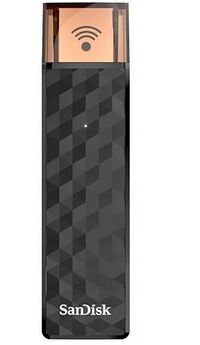 Clé USB 2.0 Wi-Fi SanDisk Connect Wireless Stick, 16 Go, Noir