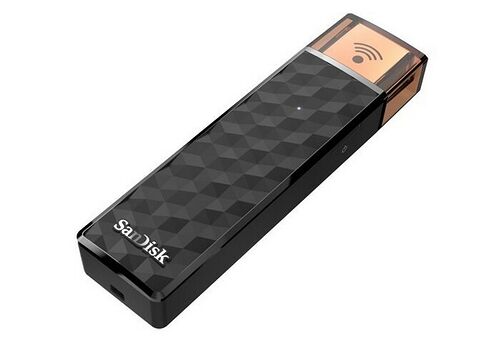 Clé USB 2.0 Wi-Fi SanDisk Connect Wireless Stick, 16 Go, Noir