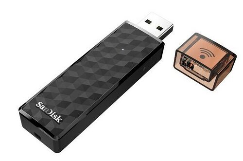 Clé USB 2.0 Wi-Fi SanDisk Connect Wireless Stick, 16 Go, Noir